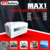 MAX1 BATTERY MXD12-65 12V 65Ah แบตเตอรี่รถกอล์ฟ/โซล่าเซลล์ - Image 2
