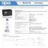 SPA BATTERY SL12-12 12V 12Ah แบตเตอรี่สำรองไฟ - Image 3