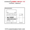 SUNNY UPS SN18-12 12V 18Ah แบตเตอรี่ - Image 2