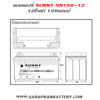 SUNNY UPS SN150-12 12V 150Ah แบตเตอรี่ - Image 7