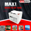 MAX1 BATTERY MXD12-40 12V 40Ah แแบตเตอรี่โซล่าเซลล์