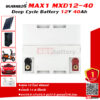MAX1 BATTERY MXD12-40 12V 40Ah แแบตเตอรี่โซล่าเซลล์ - Image 3